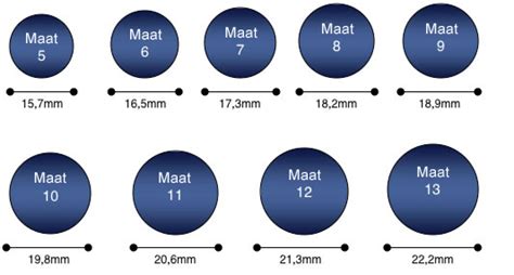 ringmaat 1 65 cm.